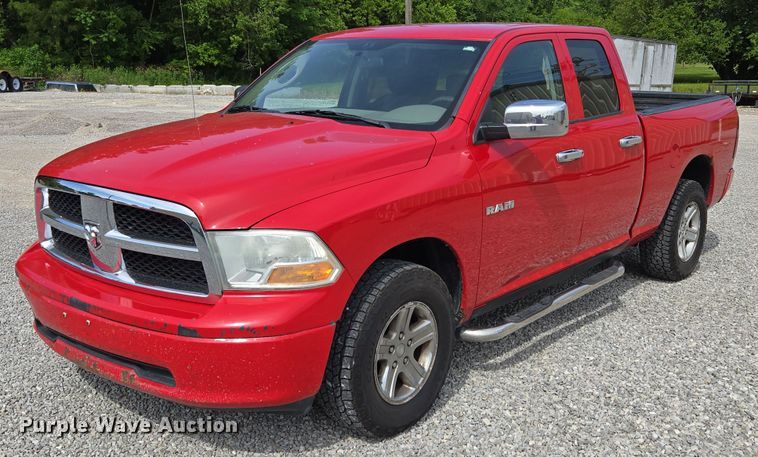 image for item EM7376 2010 Dodge Ram 1500 Quad Cab pickup truck