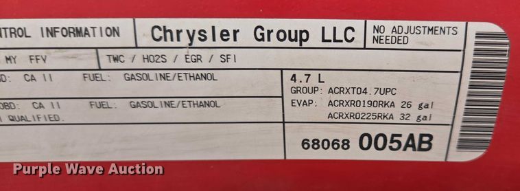 image for item EM7376 2010 Dodge Ram 1500 Quad Cab pickup truck