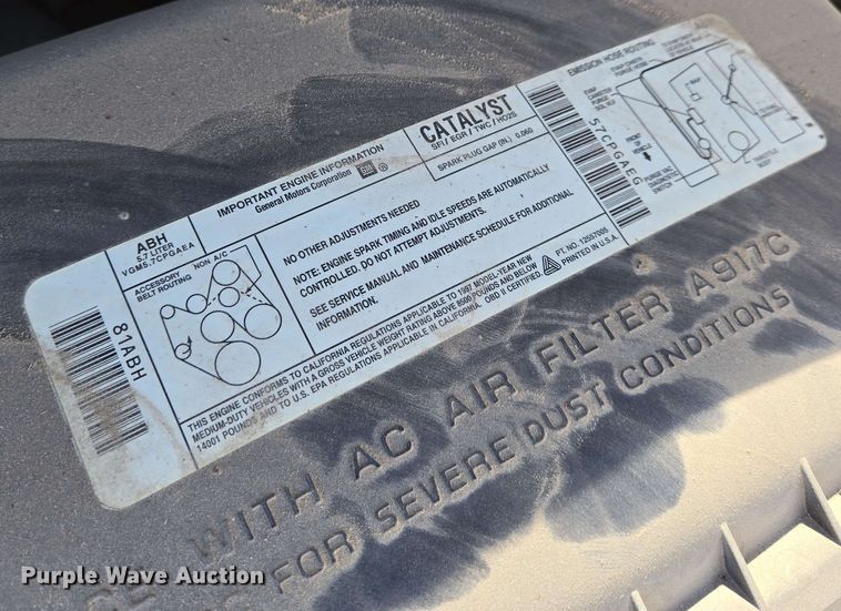 image for item EO0810 1997 Chevrolet  Express G3500 delivery van