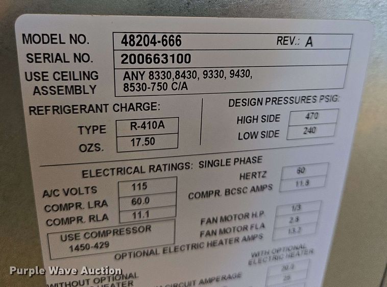 image for item EO0811 Coleman Mach 48204-666 air conditioner