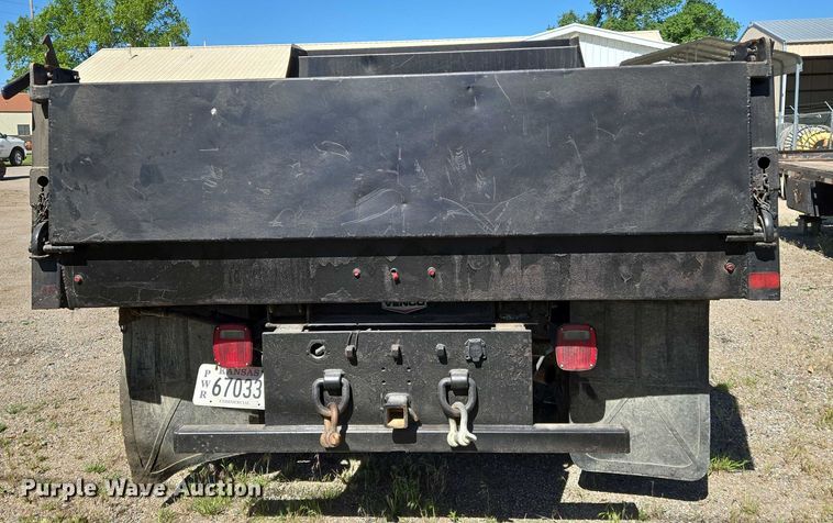 image for item EO0824 2008 Ford F550 Super Duty XL Crew Cab dump truck