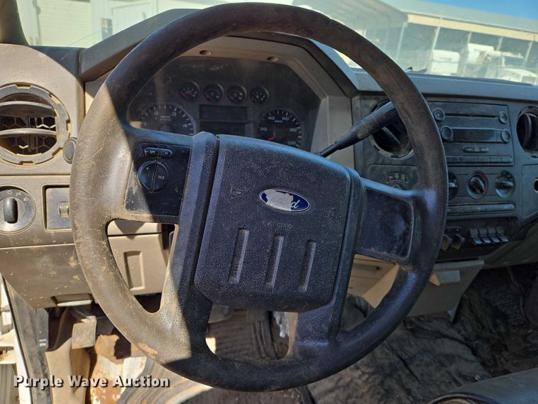 image for item EO0824 2008 Ford F550 Super Duty XL Crew Cab dump truck