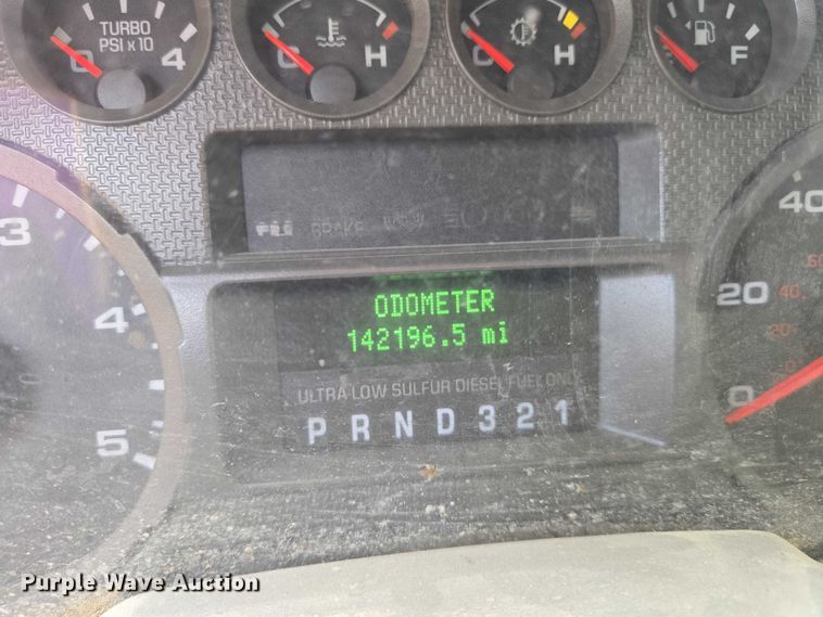 image for item EO0824 2008 Ford F550 Super Duty XL Crew Cab dump truck