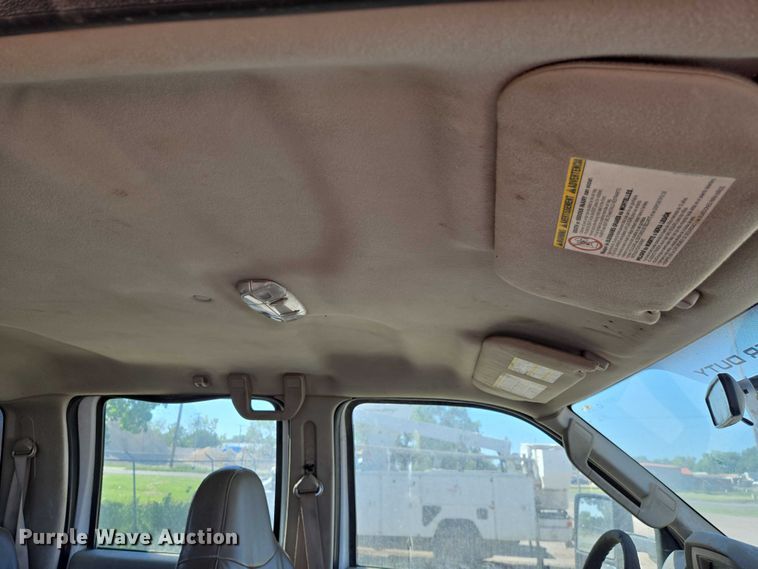 image for item EO0824 2008 Ford F550 Super Duty XL Crew Cab dump truck