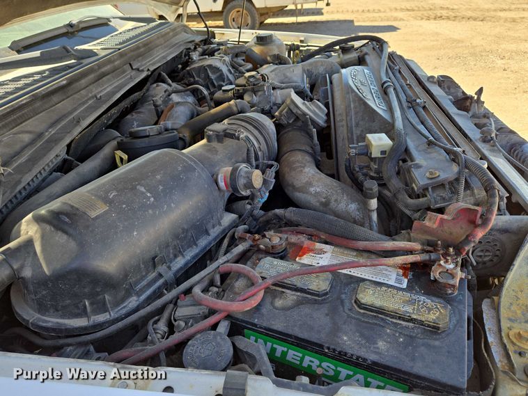 image for item EO0824 2008 Ford F550 Super Duty XL Crew Cab dump truck