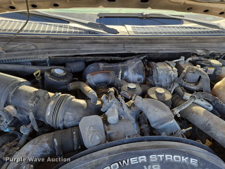 image for item EO0824 2008 Ford F550 Super Duty XL Crew Cab dump truck