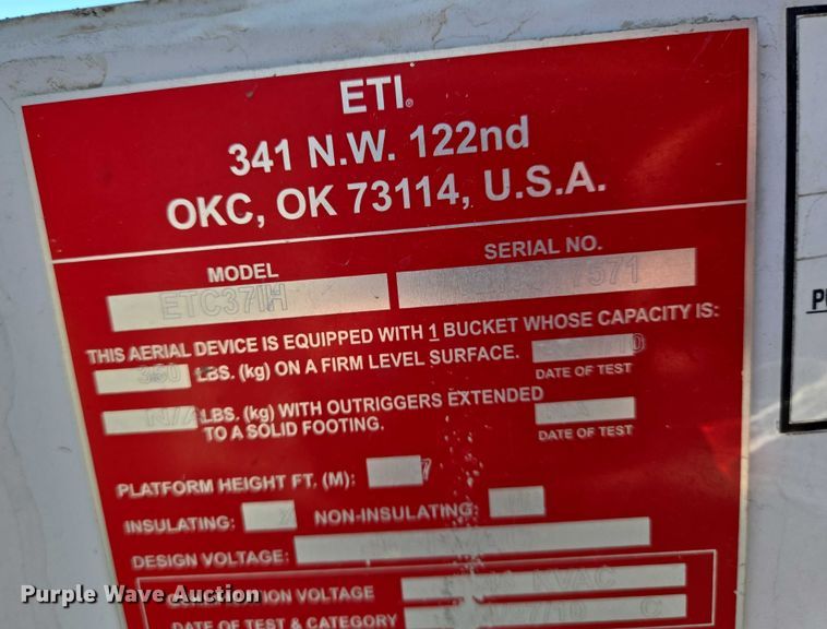 image for item EO0825 2009 Ford F550 Super Duty XL bucket truck