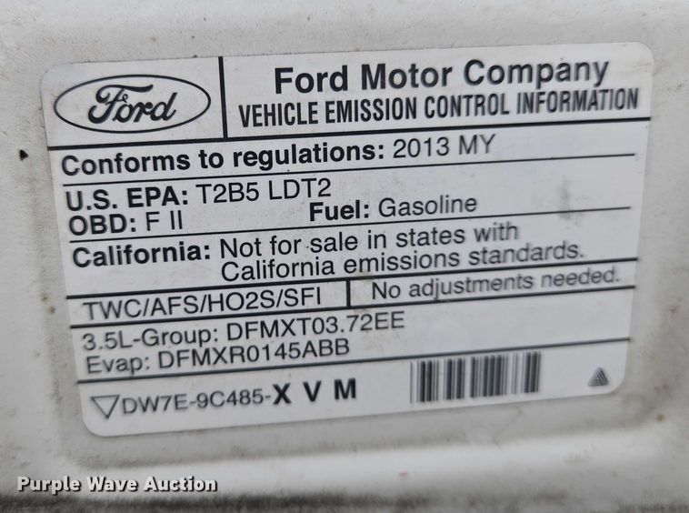 image for item EO0945 2013 Ford Edge SEL SUV