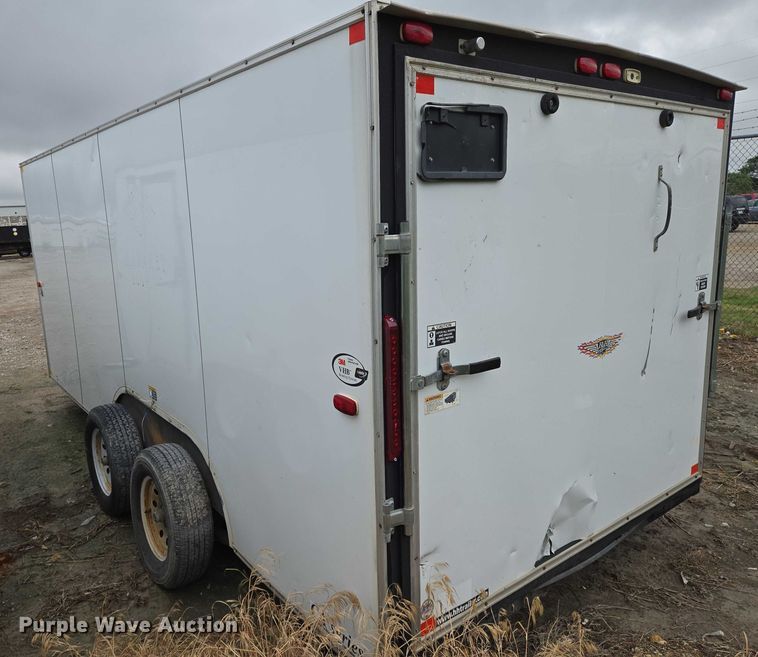 image for item EO0950 2017 H&H enclosed cargo trailer