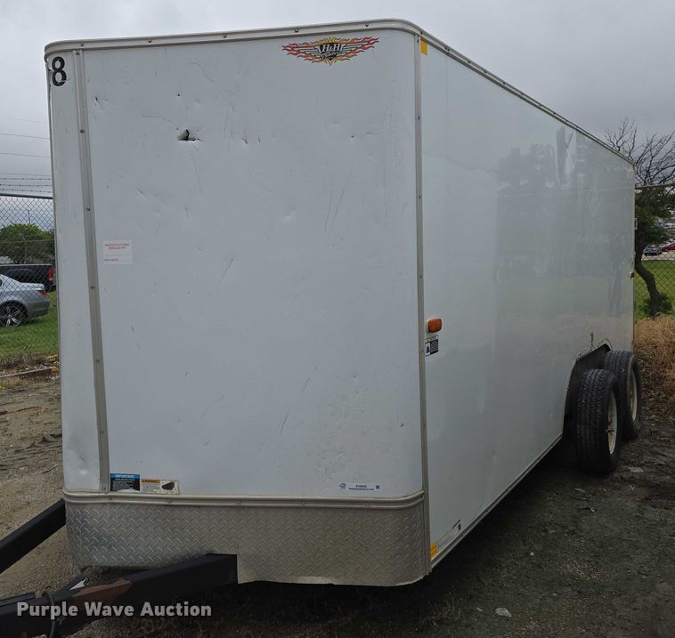 image for item EO0950 2017 H&H enclosed cargo trailer