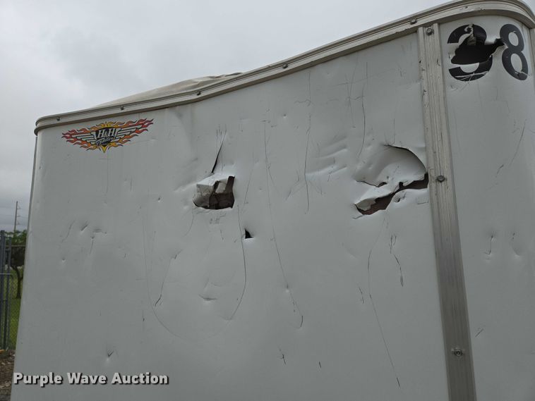 image for item EO0950 2017 H&H enclosed cargo trailer