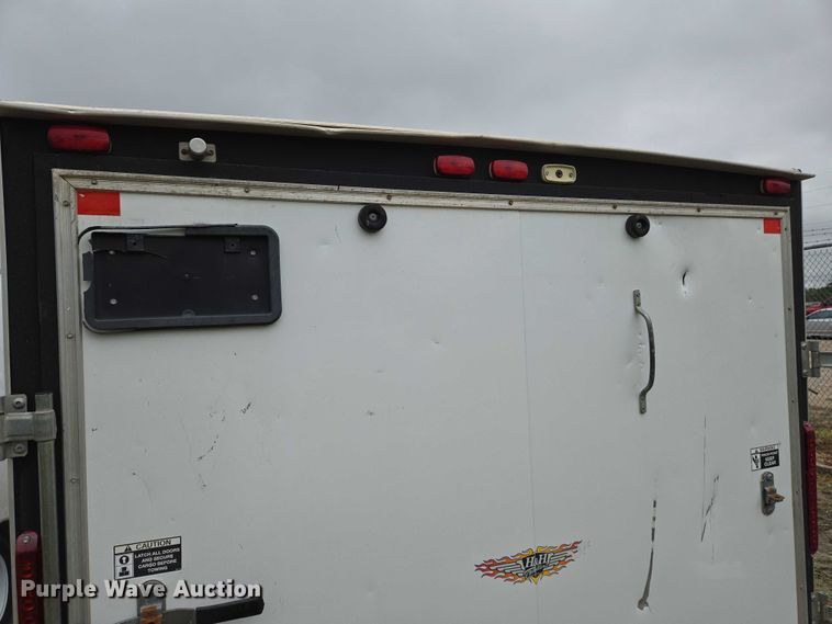 image for item EO0950 2017 H&H enclosed cargo trailer