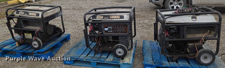 image for item EO0958 (3) Northstar 13000 generators