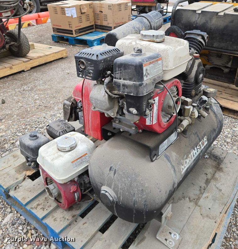 image for item EO0966 North Star air compressor