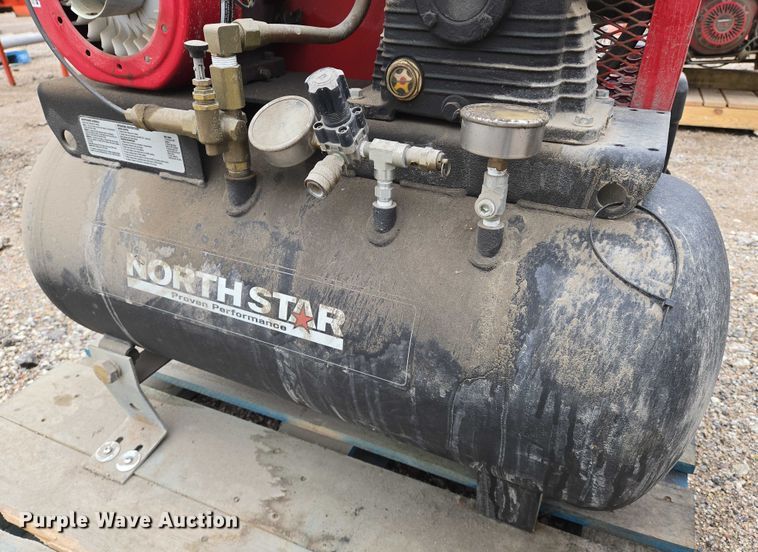 image for item EO0966 North Star air compressor