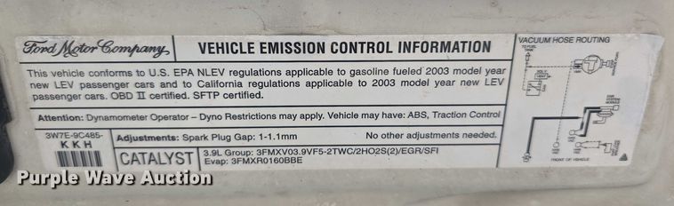 image for item EO1008 2003 Lincoln LS 