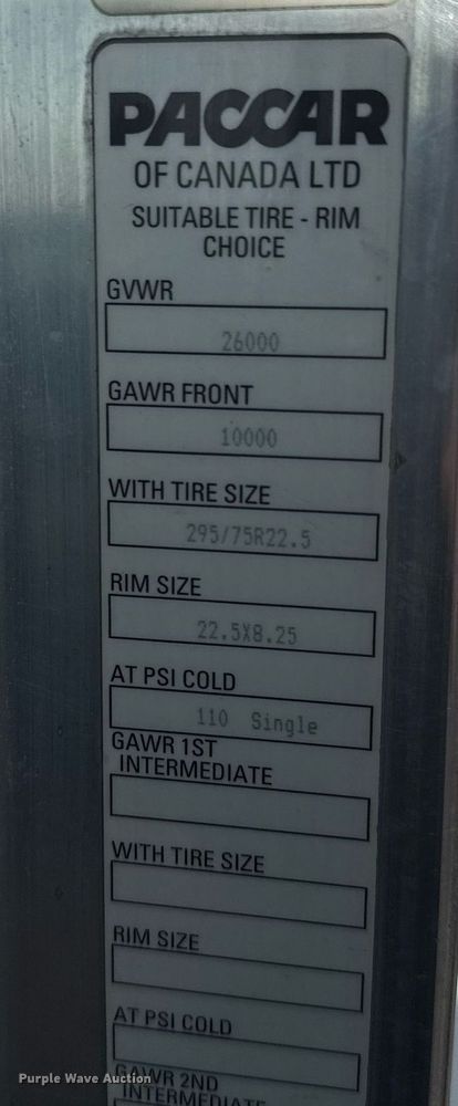 image for item EQ1452 2015 Kenworth T370 box truck