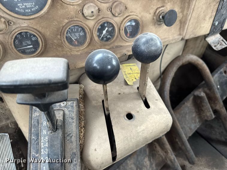 image for item EQ1484 1986 AM General Corporation M925 truck cab and chassis