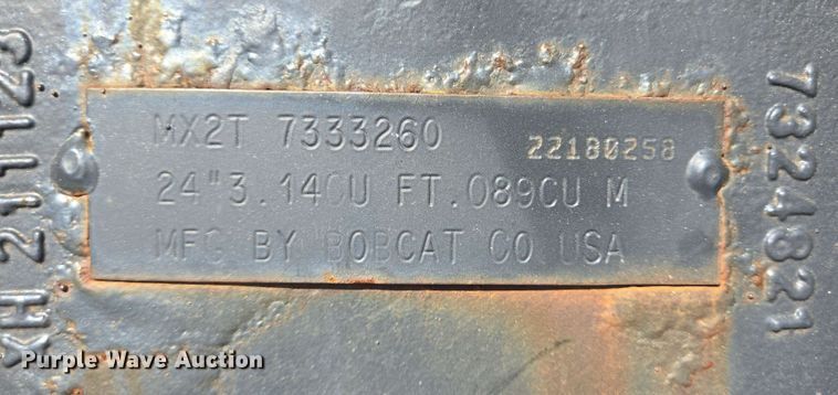 image for item EQ4008 Bobcat MX2T excavator bucket