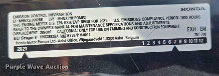 image for item EQ4020 Husqvarna CT 48 power trowel