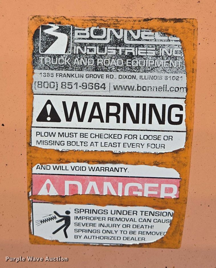 image for item ER5230 Bonnell snow plow