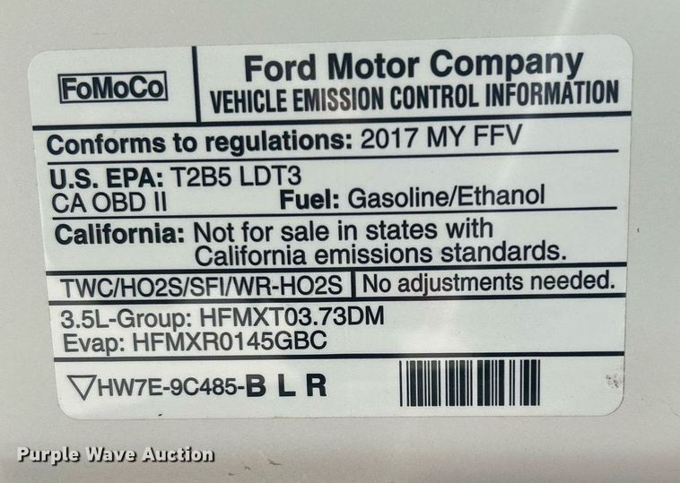 image for item EX9259 2017 Ford Explorer XLT SUV