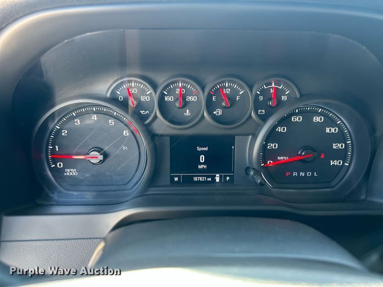 image for item EX9266 2020 Chevrolet Silverado 1500 Double Cab pickup truck