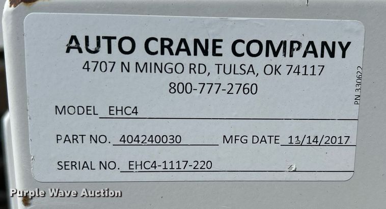 image for item EX9267 2018 Chevrolet Silverado 3500HD utility / service truck