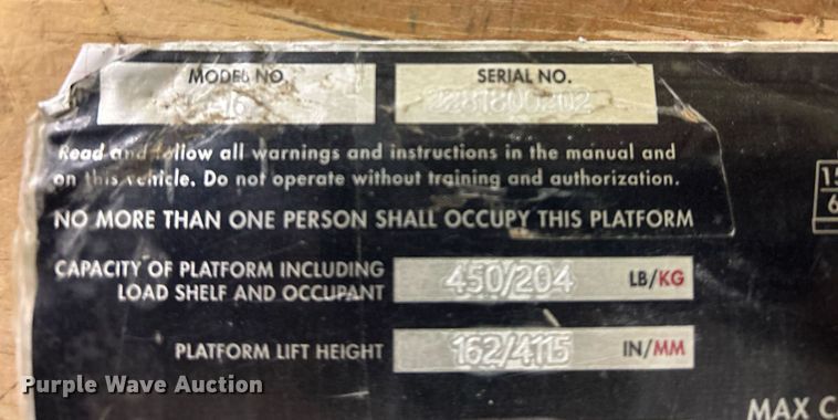 image for item EX9793 2020 Big Joe J1 order picker