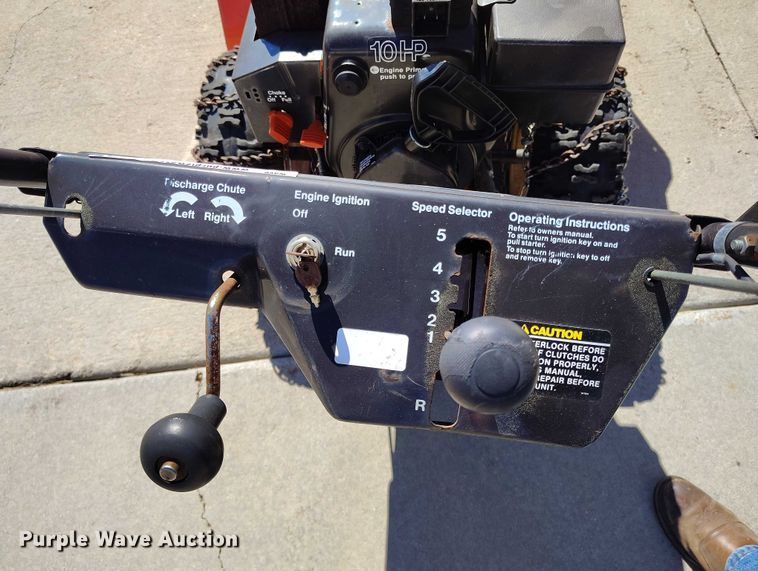 image for item IP9586 Ariens ST1032 snow blower