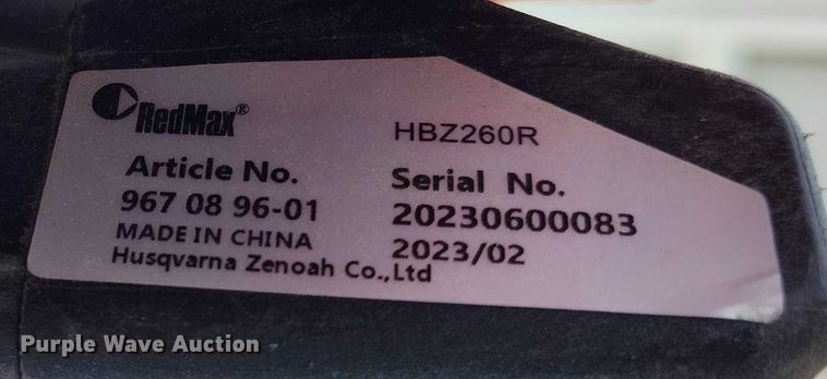 image for item IP9604 (6) RedMax leaf blowers