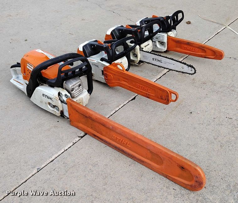 image for item IP9607 (4) Stihl chainsaws
