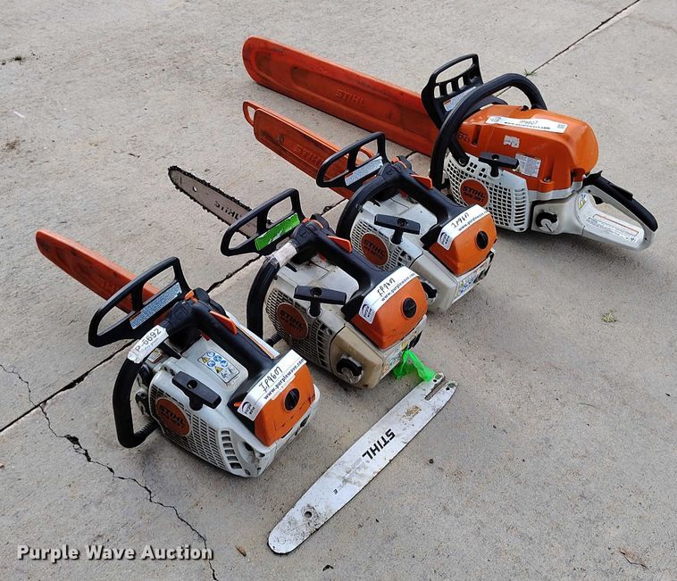 image for item IP9607 (4) Stihl chainsaws
