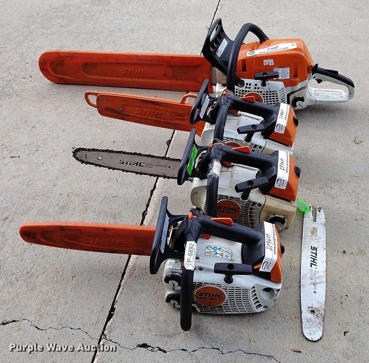 image for item IP9607 (4) Stihl chainsaws
