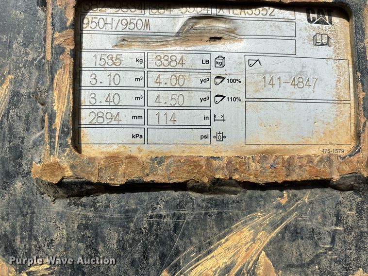 image for item DH8648 2020 Caterpillar 950GC wheel loader