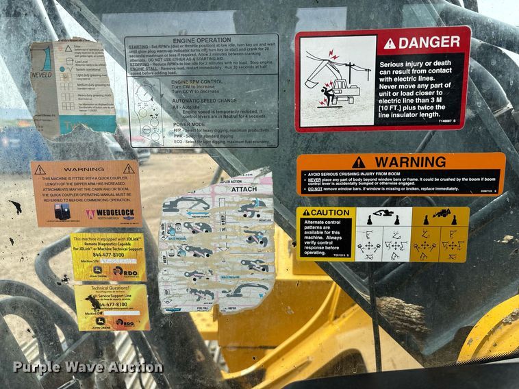 image for item DH8650 2016 John Deere 300G LC excavator