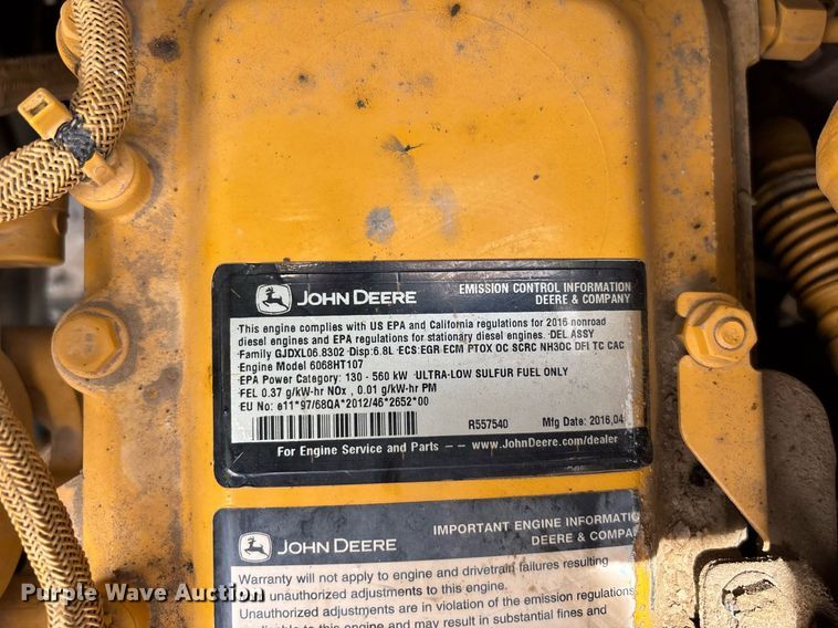 image for item DH8650 2016 John Deere 300G LC excavator