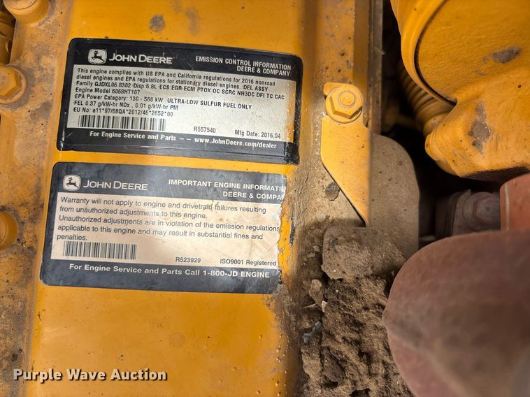 image for item DH8650 2016 John Deere 300G LC excavator