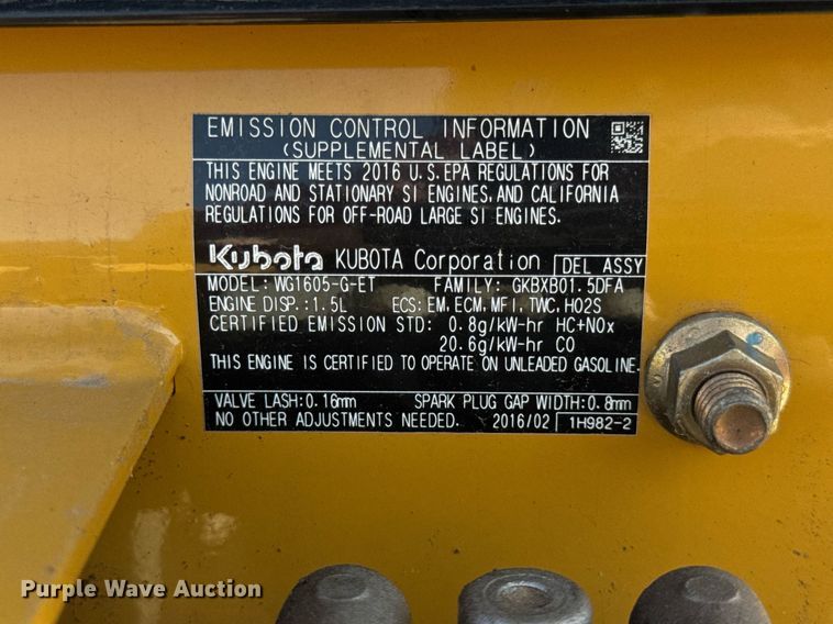 image for item DH9957 2016 Vermeer S800TX compact utility loader