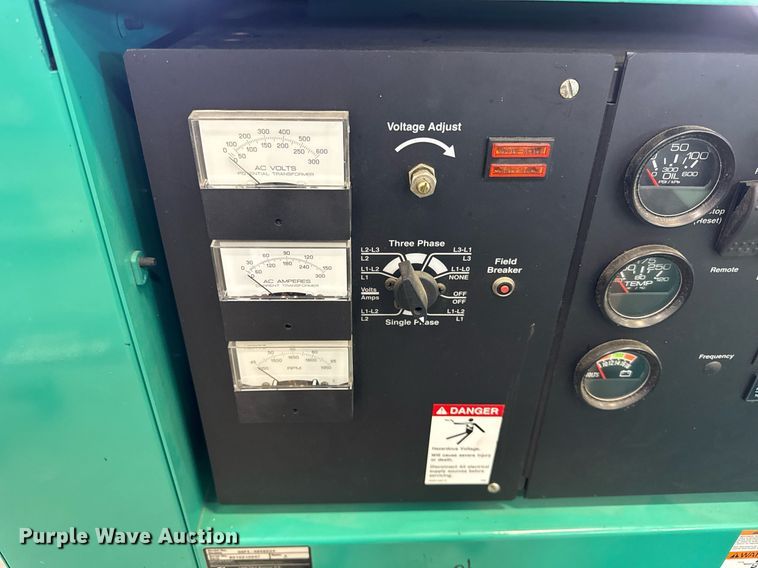 image for item DH9980 2001 Cummins Onan GGFE-4956524 generator