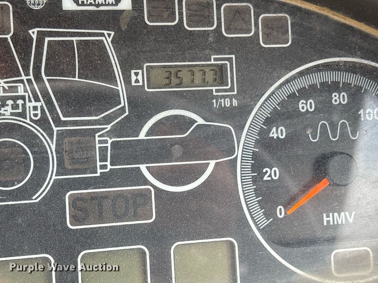 image for item DM1898 2012 Hamm 3307 single drum vibratory roller