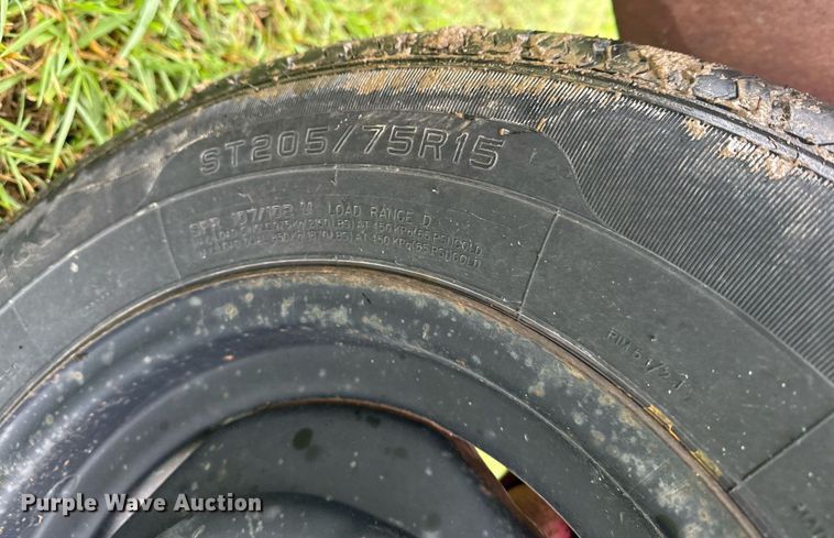 image for item DM5738 Shop built reel trailer