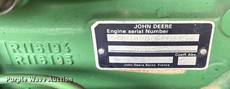 image for item DM5740 Sullair 185DPQ-JD air compressor