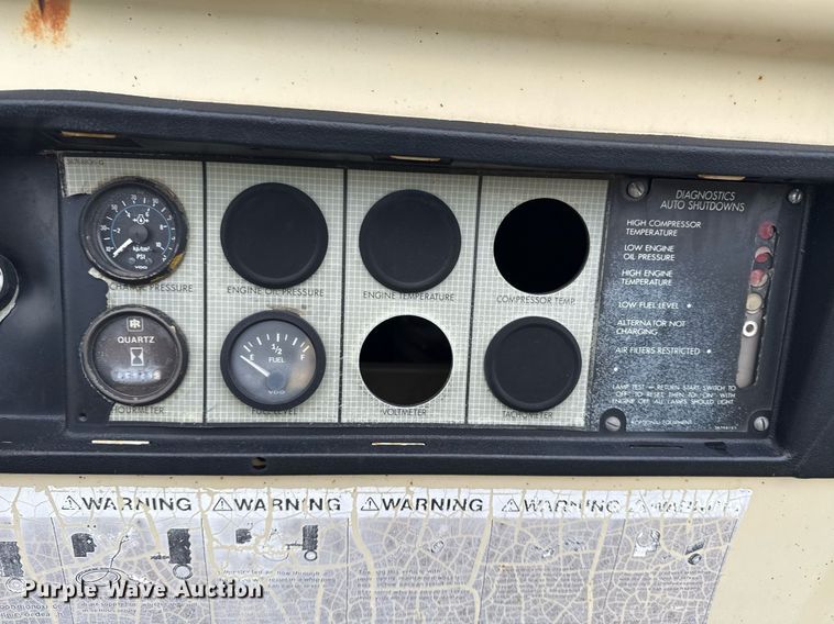 image for item DM5741 1993 Ingersoll Rand P175BWJD air compressor