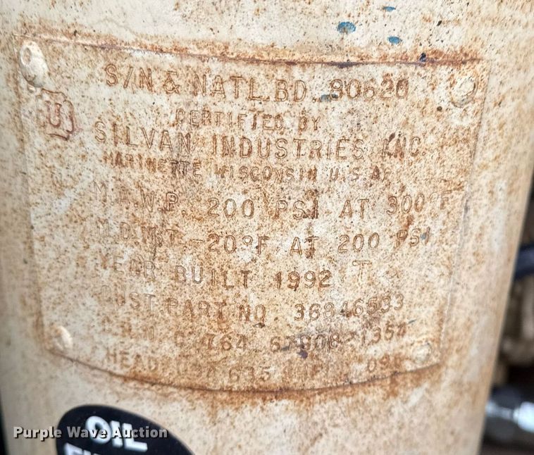 image for item DM5741 1993 Ingersoll Rand P175BWJD air compressor