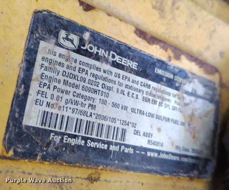 image for item DP4925 2013 John Deere 350G LC excavator