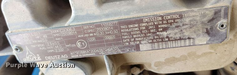 image for item DP4933 2012 Genie S65 boom lift