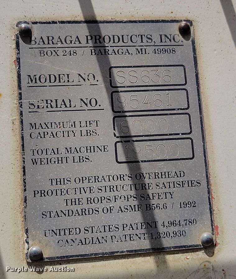 image for item DP4946 1995 BPI SS-636 telehandler