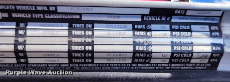 image for item DP4949 2007 Peterbilt 357 ready mix truck