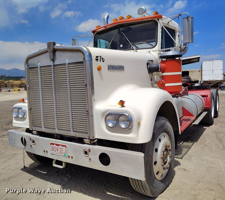image for item DP4973 1976 Kenworth W900 semi truck